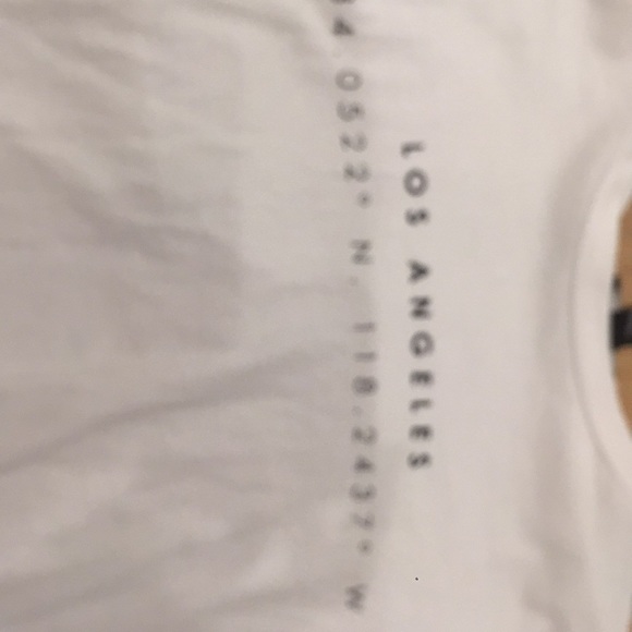 White Forever 21 LA coordinates tee - Picture 2 of 4
